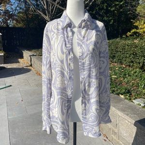 70’s styled button down blouse